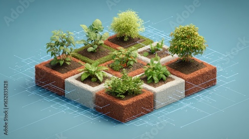 Urban vertical garden