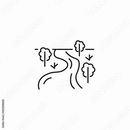 green highway icon sign vector