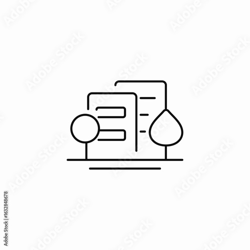 green roads icon sign vector
