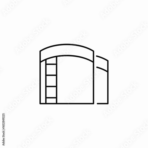 tank storage icon sign vector