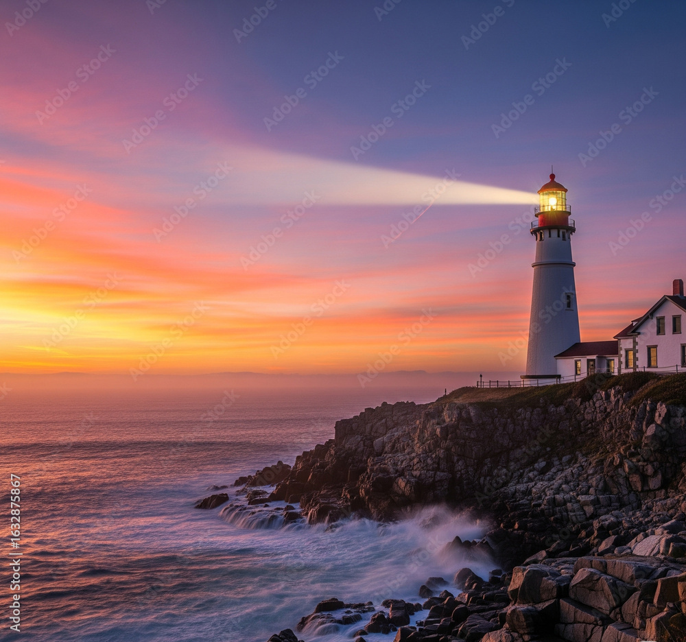 Obraz premium lighthouse on the coast