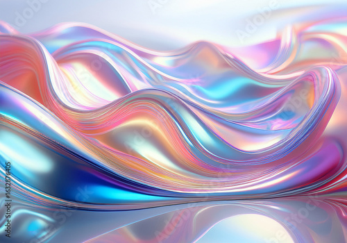 Wallpaper Mural Abstract Flowing Silk Texture Torontodigital.ca