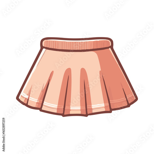 
mini skirt illustration design