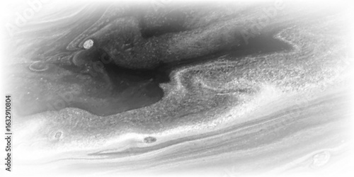 close up of the white PE foam layers texture, Poly bonding Foam