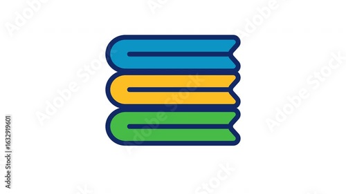 Animated Stack Book