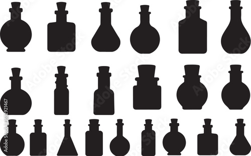 Potion Bottle Silhouettes