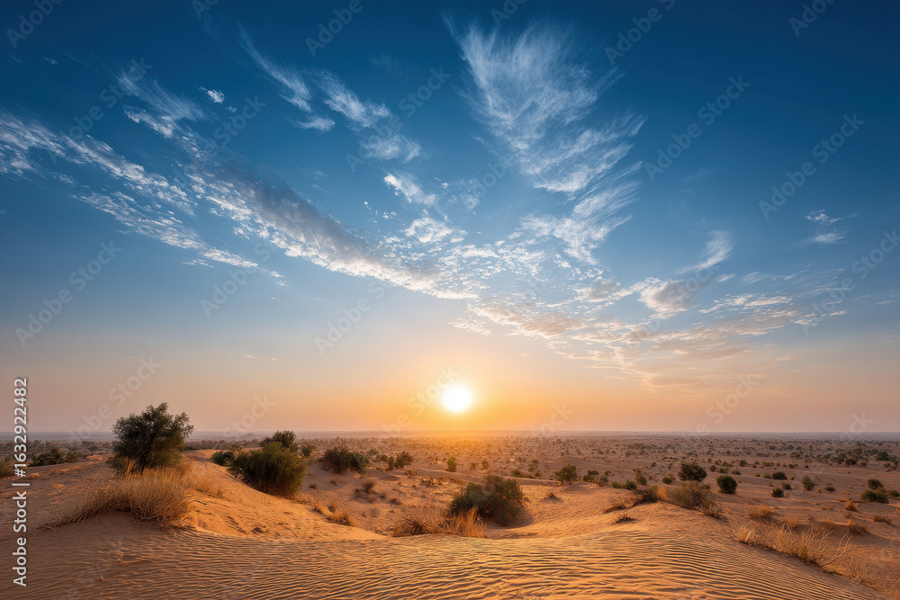 enchanting sunset over vast sahara desert featuring endless sand dunes and stunning hues enchanting sunset over vast sahara desert featuring endless sand dunes and stunning hues