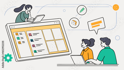 Team collaboration software platform for project management and communication online digital workspace tool