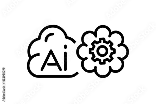 Loss Calculation & Accuracy Icons – Flat Style