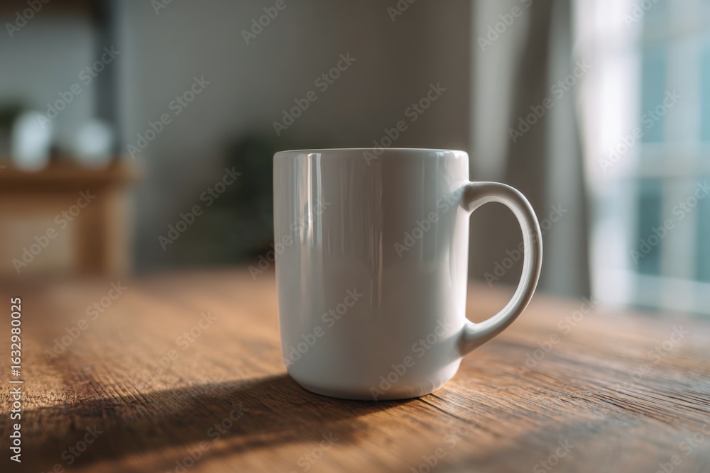 Fototapeta premium Beige Canvas Tote Bag on Linen