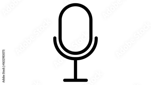audio microphone icon animation