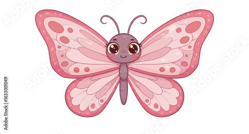 butterfly on white background