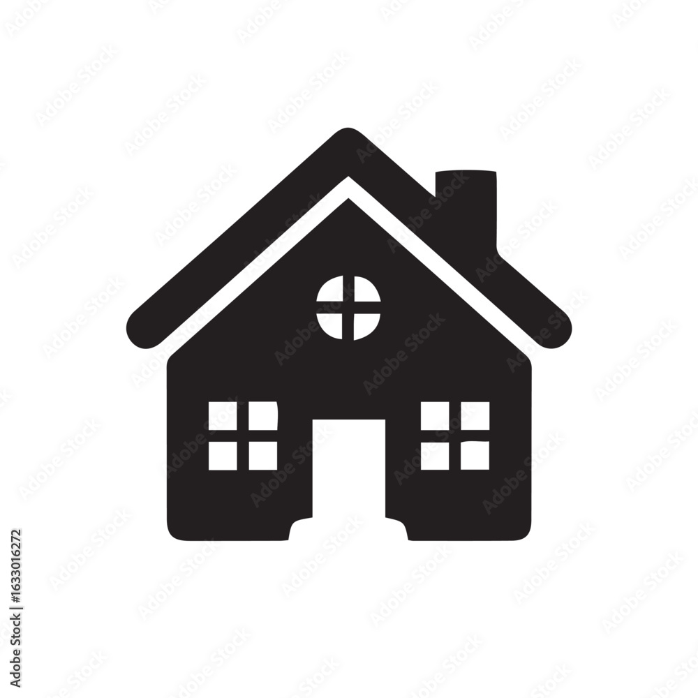 Fototapeta premium american house icon,
