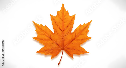Autumnal Maple Leaf: Vibrant Fall Foliage