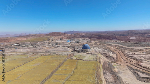 Cerro Colorado is an open pit copper mine located in the Atacama Desert of northern Chile. More precisely it lies in the commune of Pozo Almonte in Tarapacá