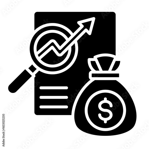 Variance Analysis  Icon Element For Design