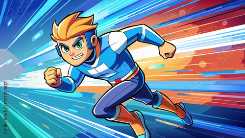 Speed Runner Characters – Dynamic Anime Heroes in Motion