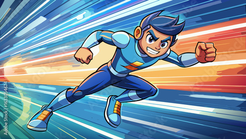 Speed Runner Characters – Dynamic Anime Heroes in Motion