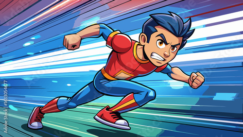 Speed Runner Characters – Dynamic Anime Heroes in Motion