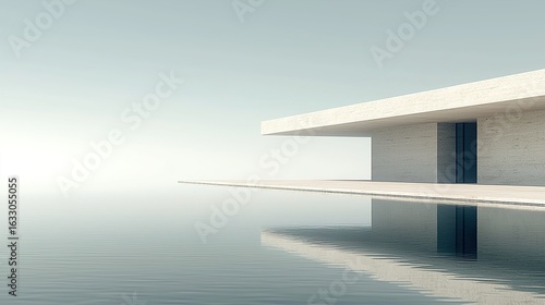 Explore the Eerie Depths of Dystopian Worlds Through a Side View Perspective with Surreal Lighting and Shadows
