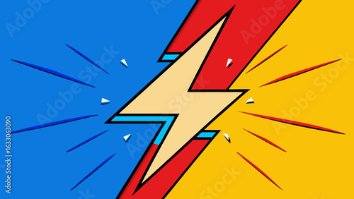 Pop Art Lightning – Comic Style Thunderbolt Illustrations