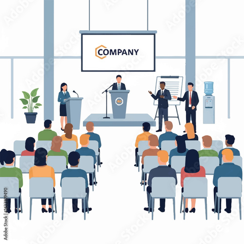 Business Conference Presentation Meeting.