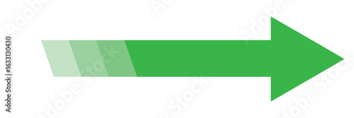 Green Right Side Arrow EPS Vector Illustration – Flat Directional Pointer Symbol in Minimal Line Style for Navigation, UI, Web, Forward Movement, Scroll, and Graphic Design – Isolated Clipart

