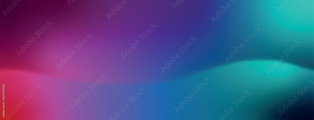 Obraz premium Gradient background with smooth transitions of purple and blue. The background has a soft, flowing texture with purple and blue hues. Minimal abstract wavy gradient vector background