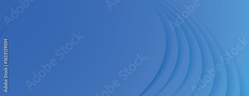 Blue background with smooth, curved lines. The background is modern and sleek. Blue color enhances the background's calming texture. Abstract minimal curved layered texture background vector