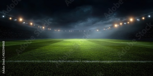 Night Stadium: Green Field, Lights