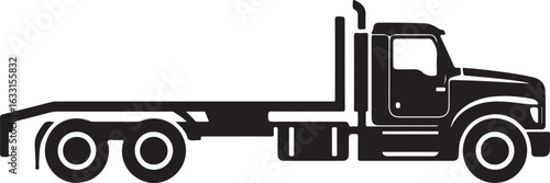 dump truck isolated