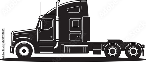 dump truck isolated on white