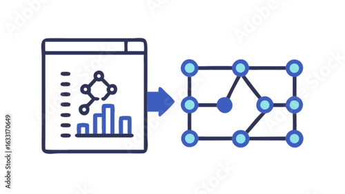 Data analysis and graph visualization for network analysis and data science insights and machine learning