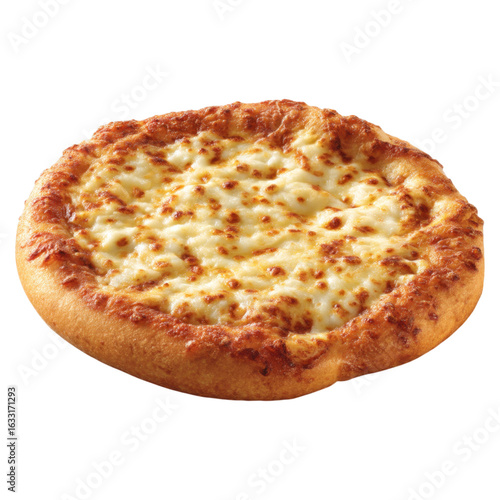 Perfectly Baked Pizza with Golden Brown Crust and Melted Cheese