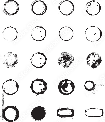 Collection of stylized flame designs; black, graphic, tribal, fire icons.