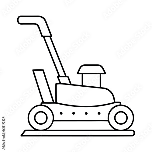 Heavy machinery compactor machine flattening and pressing the ground for construction or roadwork projects