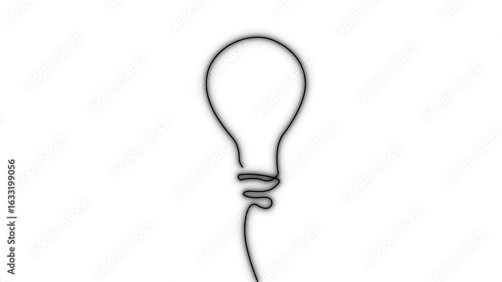 light bulb blinking over White background, glowing, hid, idea illuminated bulb.. light bulb blinking over White background, glowing, hid, idea illuminated bulb..