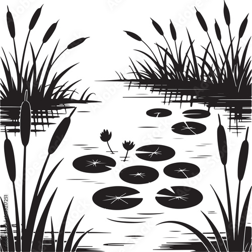 vector illustration of bamboo