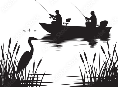 fishing on the river