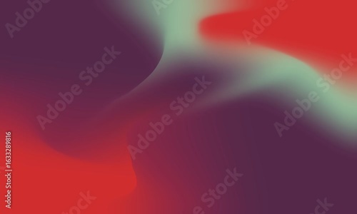 Red, purple, and mint green transitions with a smooth gradient motion background.