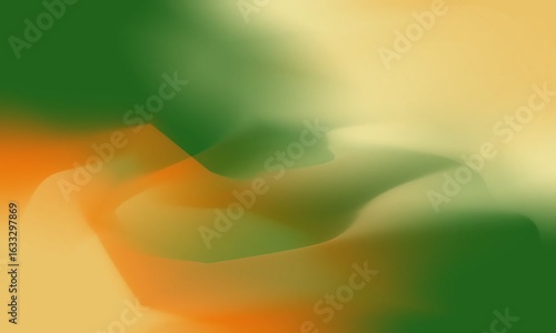 Orange and green Gradient Color Transition with smooth gradient motion background.