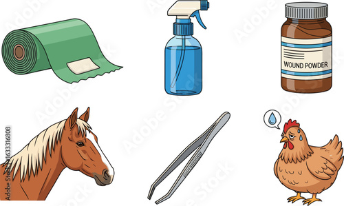 Veterinary First Aid Kit and Farm Animals
