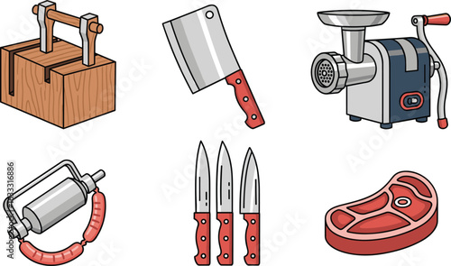 Butchery Equipment and Meat Products Collection