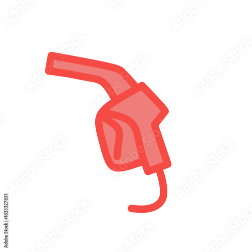 A fuel nozzle, used for dispensing fuel into a vehicle.