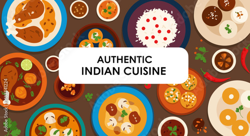 A delicious journey through the vibrant flavors of authentic indian cuisine enjoying traditional indian food
