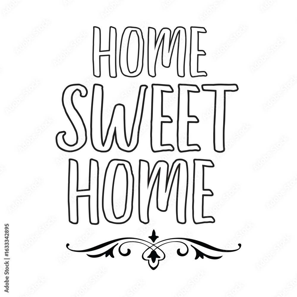 Obraz premium home sweet home