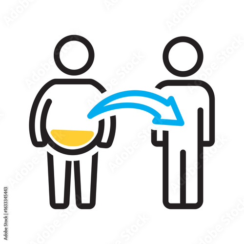 Vector multi color icon for Drastically