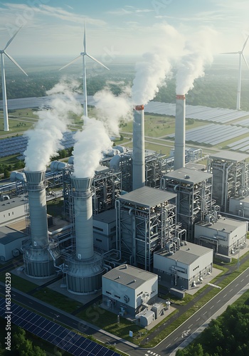 複合発電所、再生可能エネルギー、高解像度