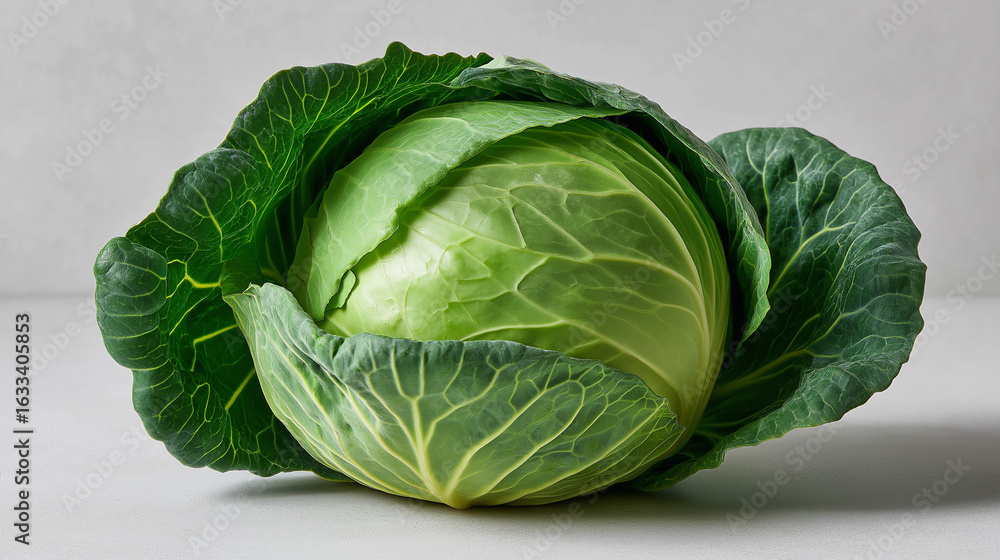 Fototapeta premium cabbage isolated on white background