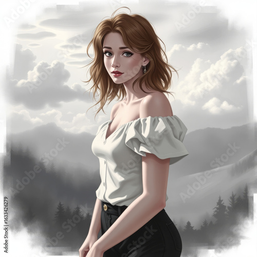 Portrait of a Twenty Something Woman 